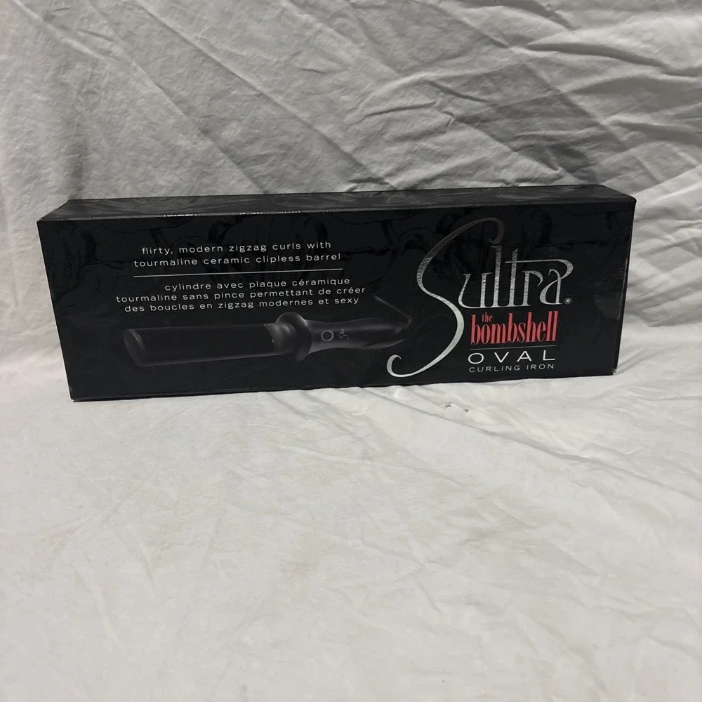 Sultra‎ The Bombshell Oval Curling Iron Flirty Modern Zigzag Curls
